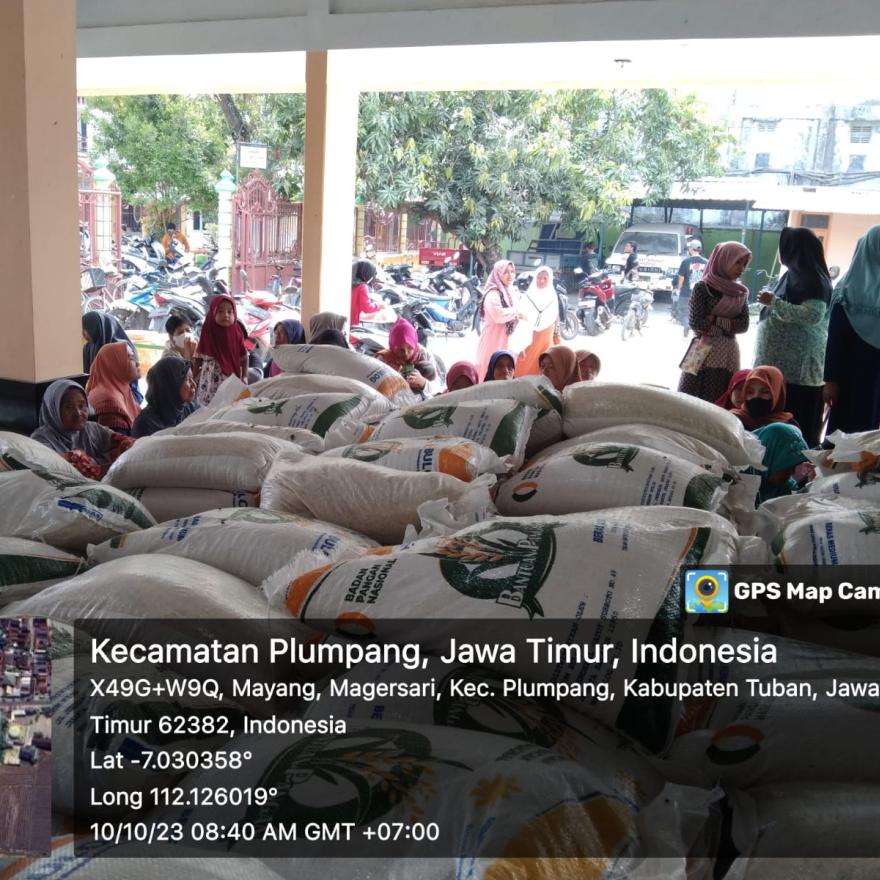 PENYALURAN BANTUAN PANGAN TAHAP II  ALOKASI BULAN OKTOBER 2023 